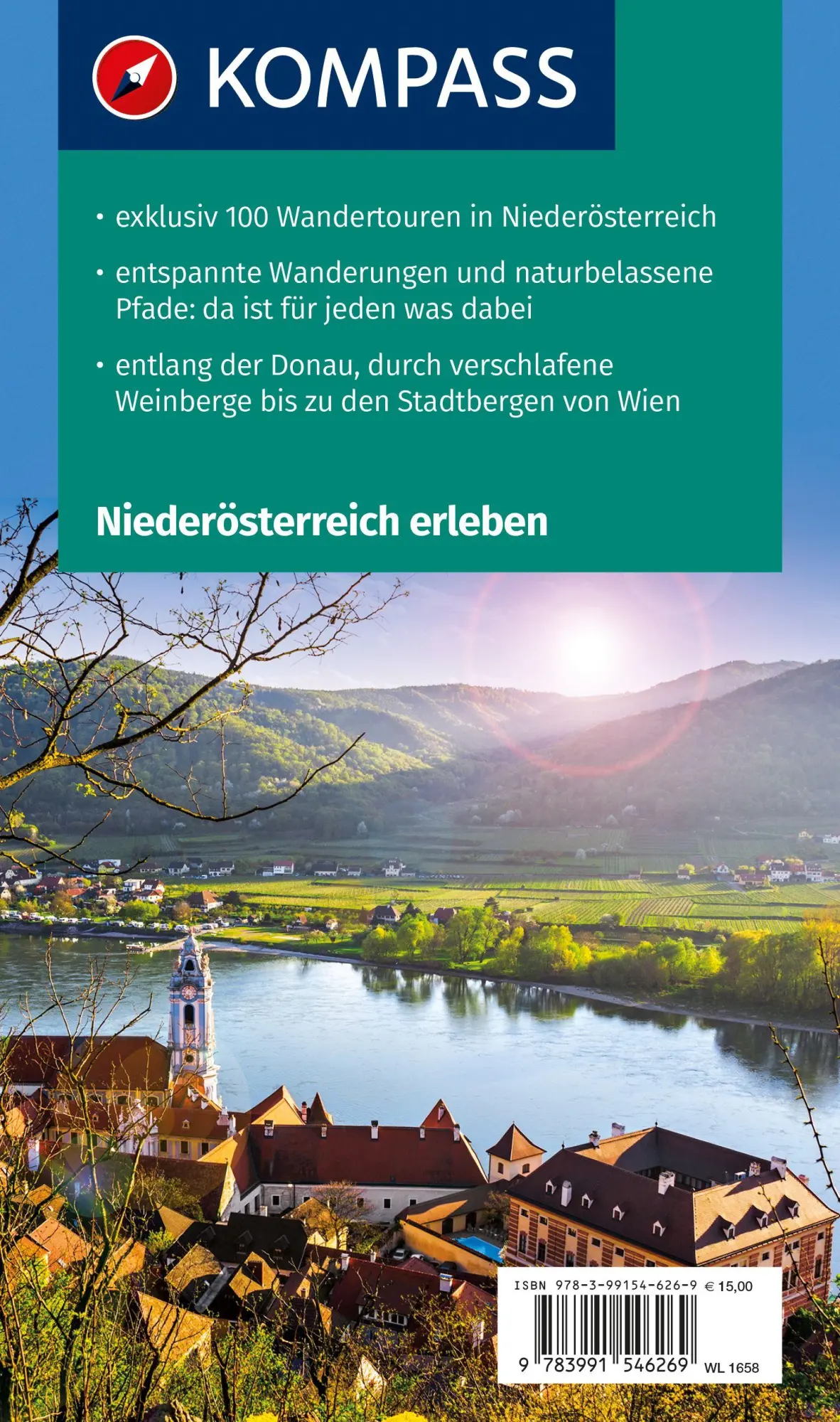 Rückseite: 9783991546269 | KOMPASS Wanderlust Niederösterreich | Taschenbuch | 240 S. | Deutsch