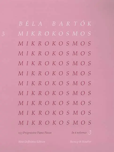 Cover: 9780851626369 | Mikrokosmos Volume 3 (Pink): Piano Solo | Béla Bartók | Taschenbuch