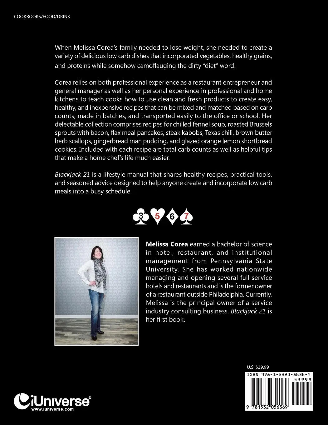 Rückseite: 9781532056369 | Blackjack 21 | Melissa Corea | Taschenbuch | Kartoniert / Broschiert