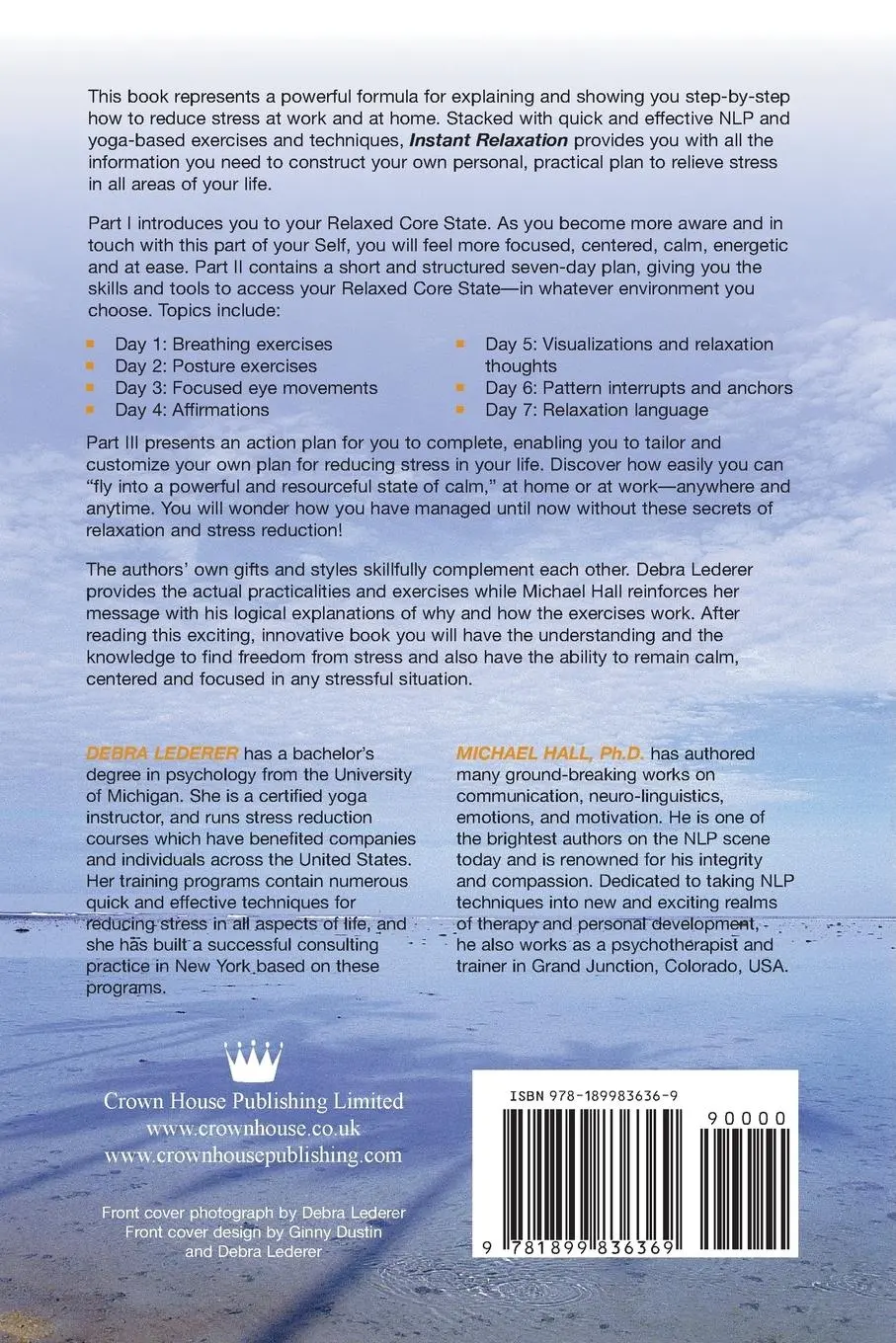 Rückseite: 9781899836369 | Instant Relaxation | Debra Lederer | Taschenbuch | Englisch | 2018