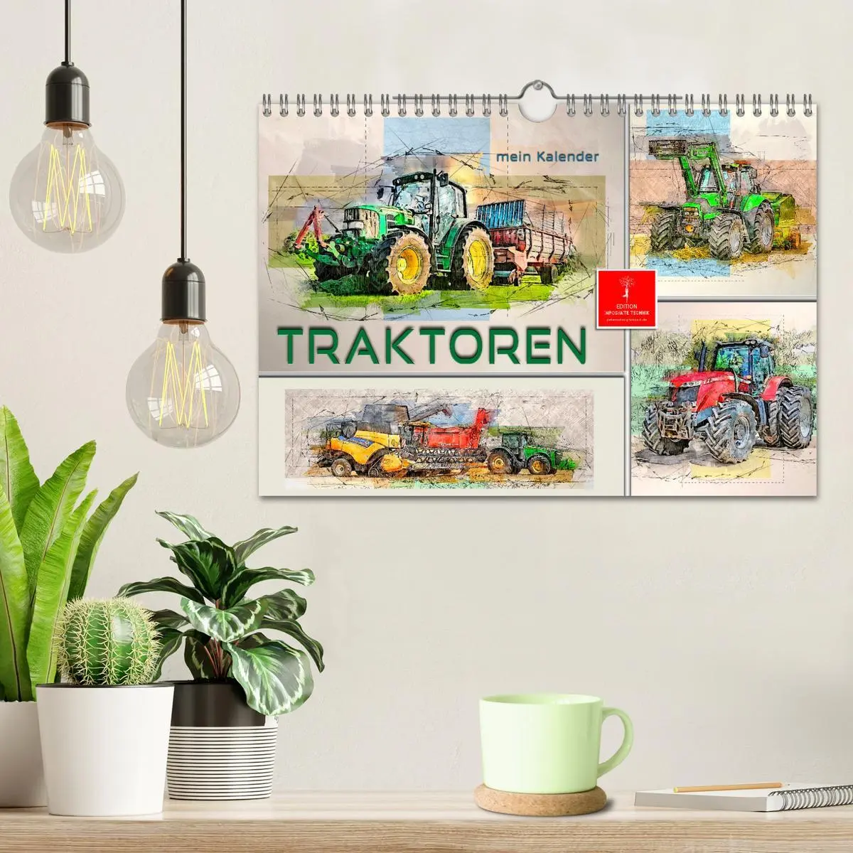 Bild: 9783457546369 | Traktoren - mein Kalender (Wandkalender 2026 DIN A4 quer), CALVENDO...