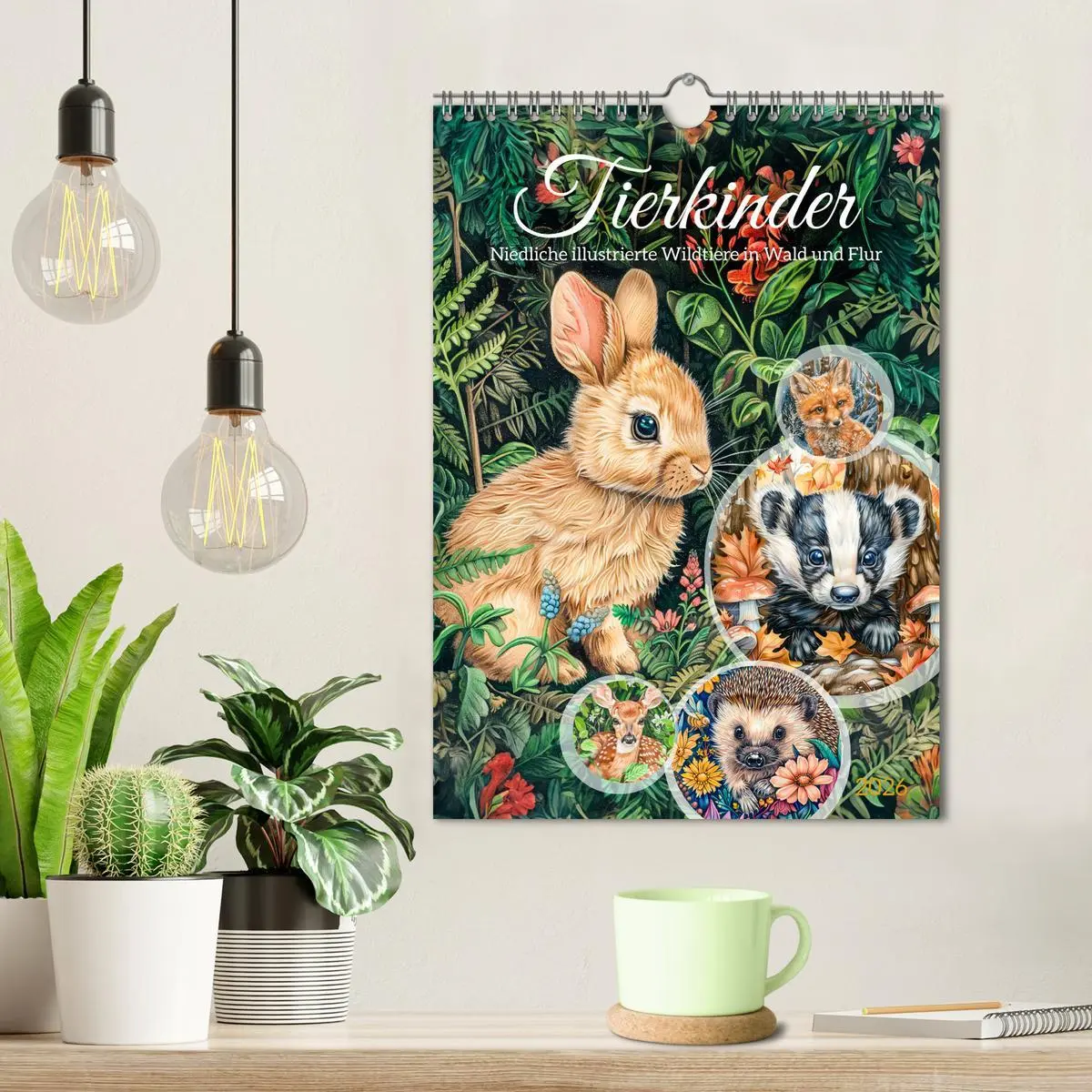 Bild: 9783516256369 | Tierkinder - Niedliche illustrierte Wildtiere in Wald und Flur...