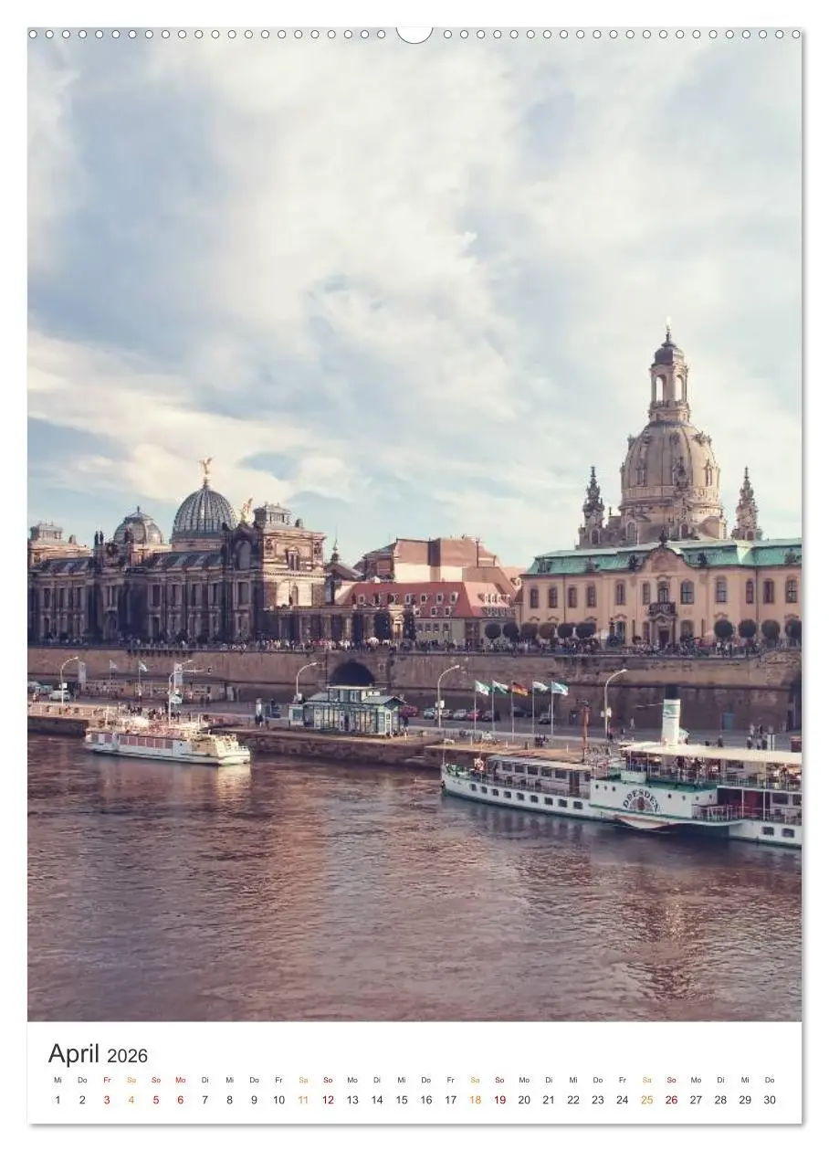 Bild: 9783516326369 | Highlights in Dresden (Wandkalender 2026 DIN A2 hoch), CALVENDO...
