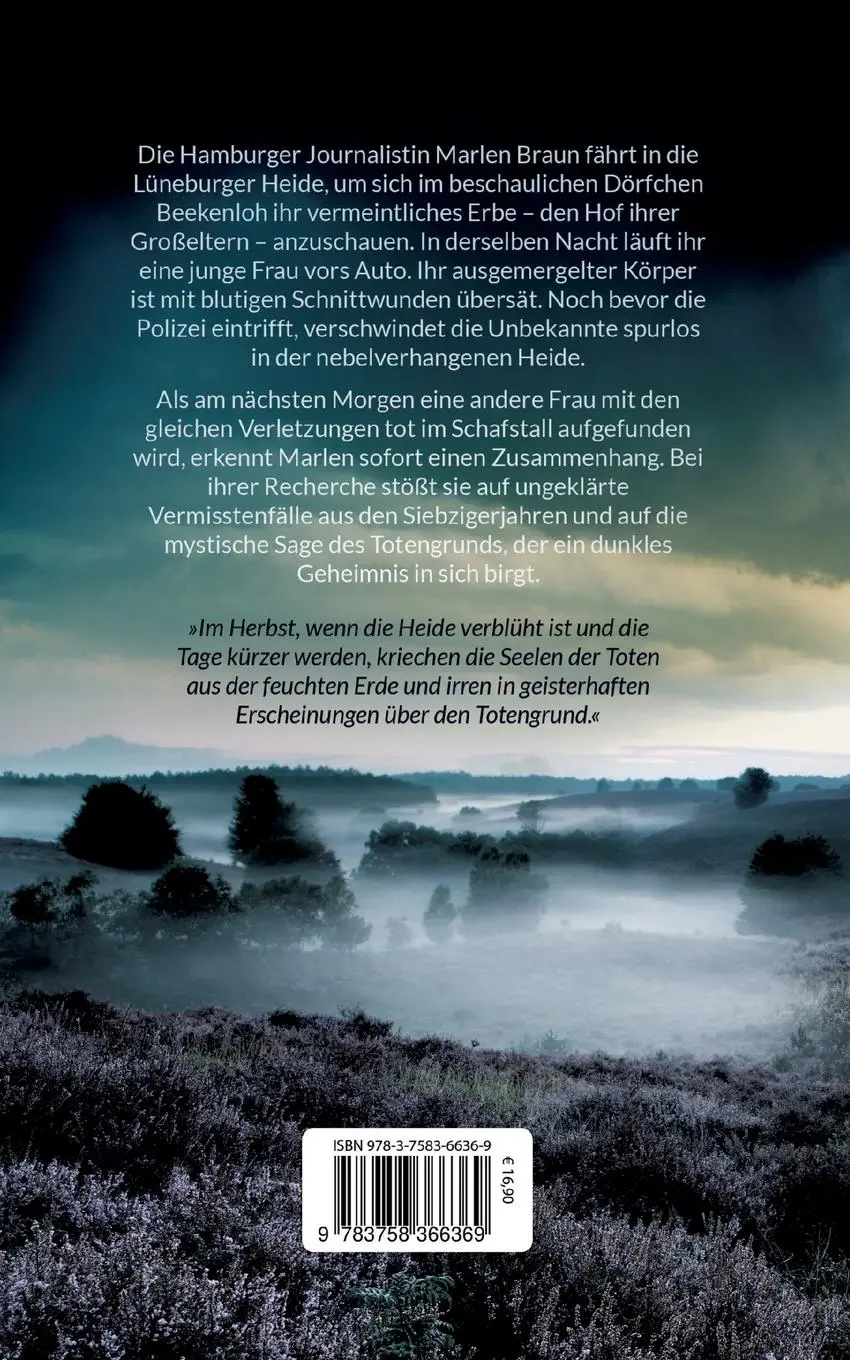 Rückseite: 9783758366369 | Verdorrte Heide | Ein mystischer Regionalkrimi | Nicole Z. -Witt