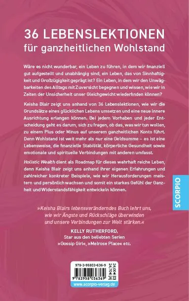 Rückseite: 9783958036369 | Holistic Wealth | 36 Lebenslektionen für ganzheitlichen Wohlstand