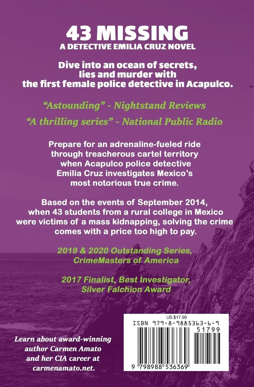 Rückseite: 9798988536369 | 43 Missing | A Detective Emilia Cruz Novel | Carmen Amato | Buch