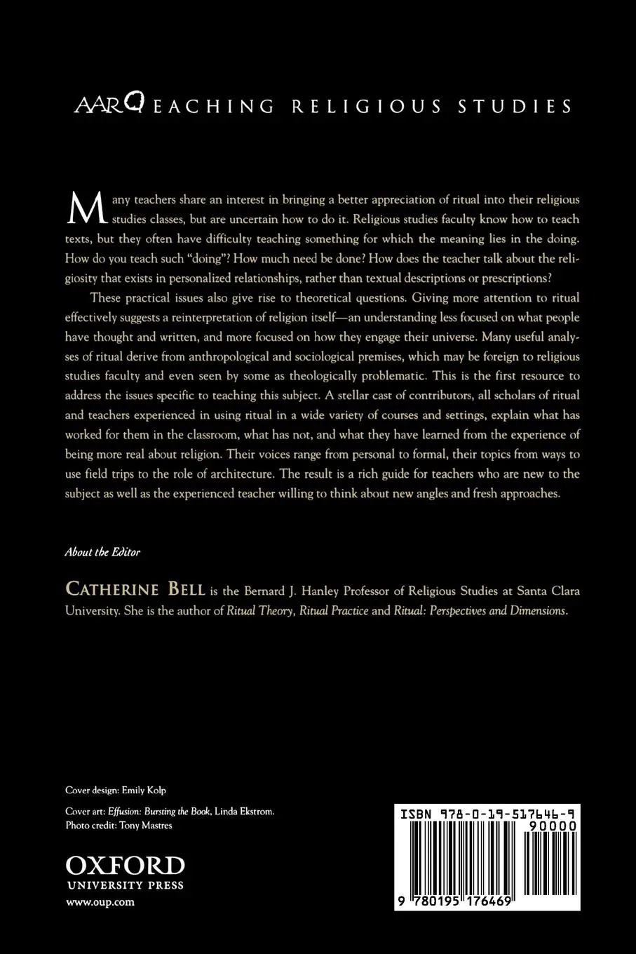Rückseite: 9780195176469 | Teaching Ritual | Catherine Bell | Taschenbuch | Englisch | 2007