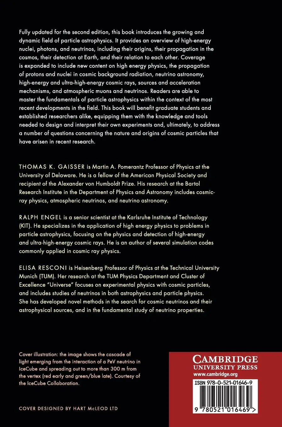 Rückseite: 9780521016469 | Cosmic Rays and Particle Physics | Thomas K. Gaisser (u. a.) | Buch