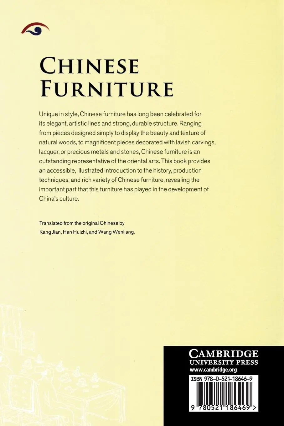 Rückseite: 9780521186469 | Chinese Furniture | Xiaoming Zhang | Taschenbuch | Englisch | 2019