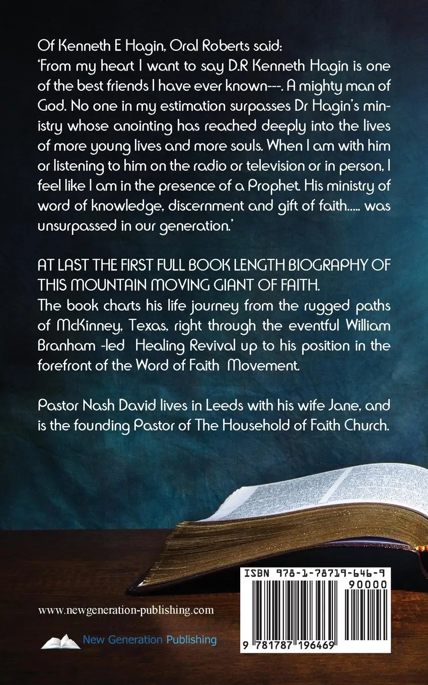 Rückseite: 9781787196469 | Kenneth E. Hagin | Nash David | Taschenbuch | Englisch | 2018