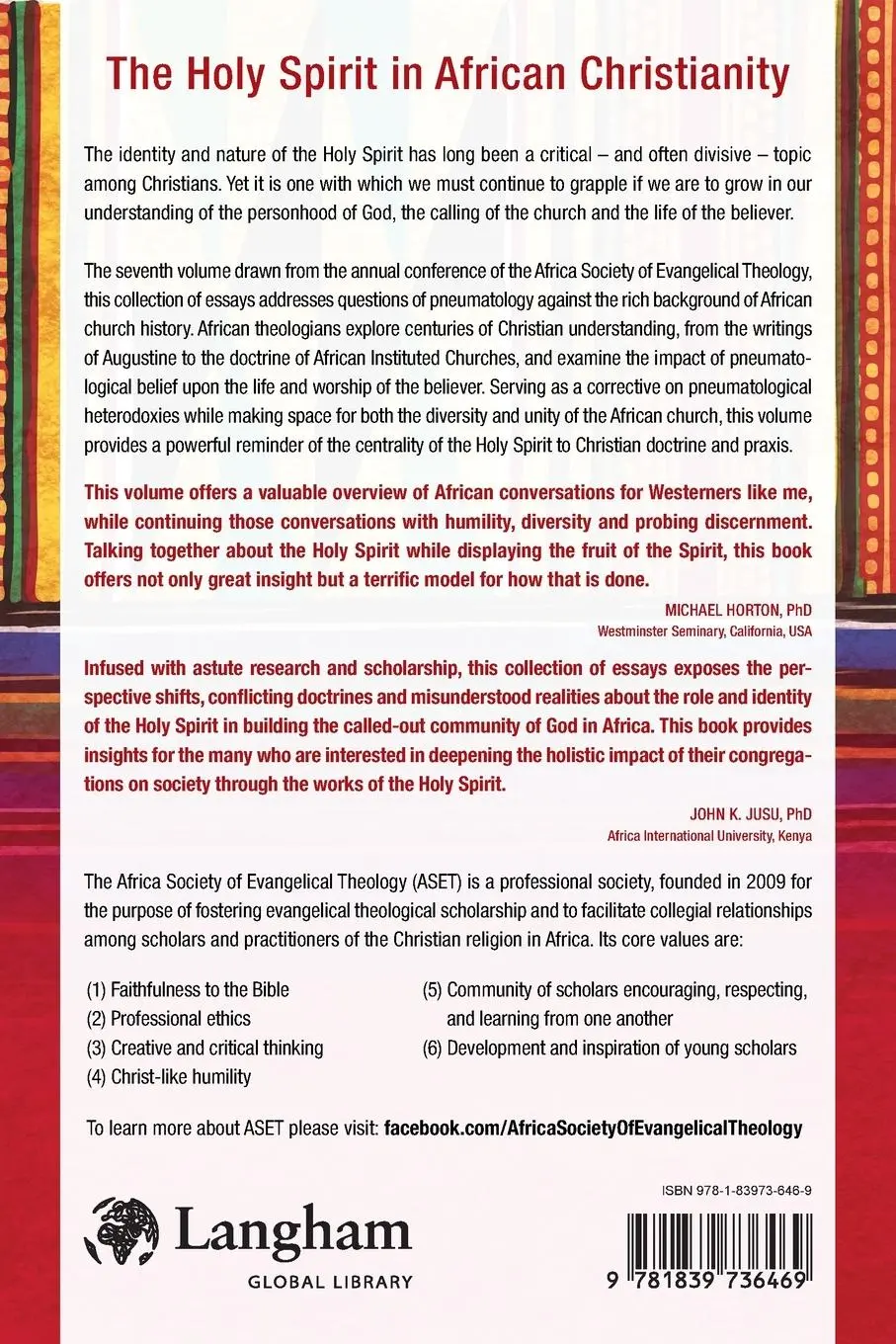 Rückseite: 9781839736469 | The Holy Spirit in African Christianity | David K. Ngaruiya (u. a.)