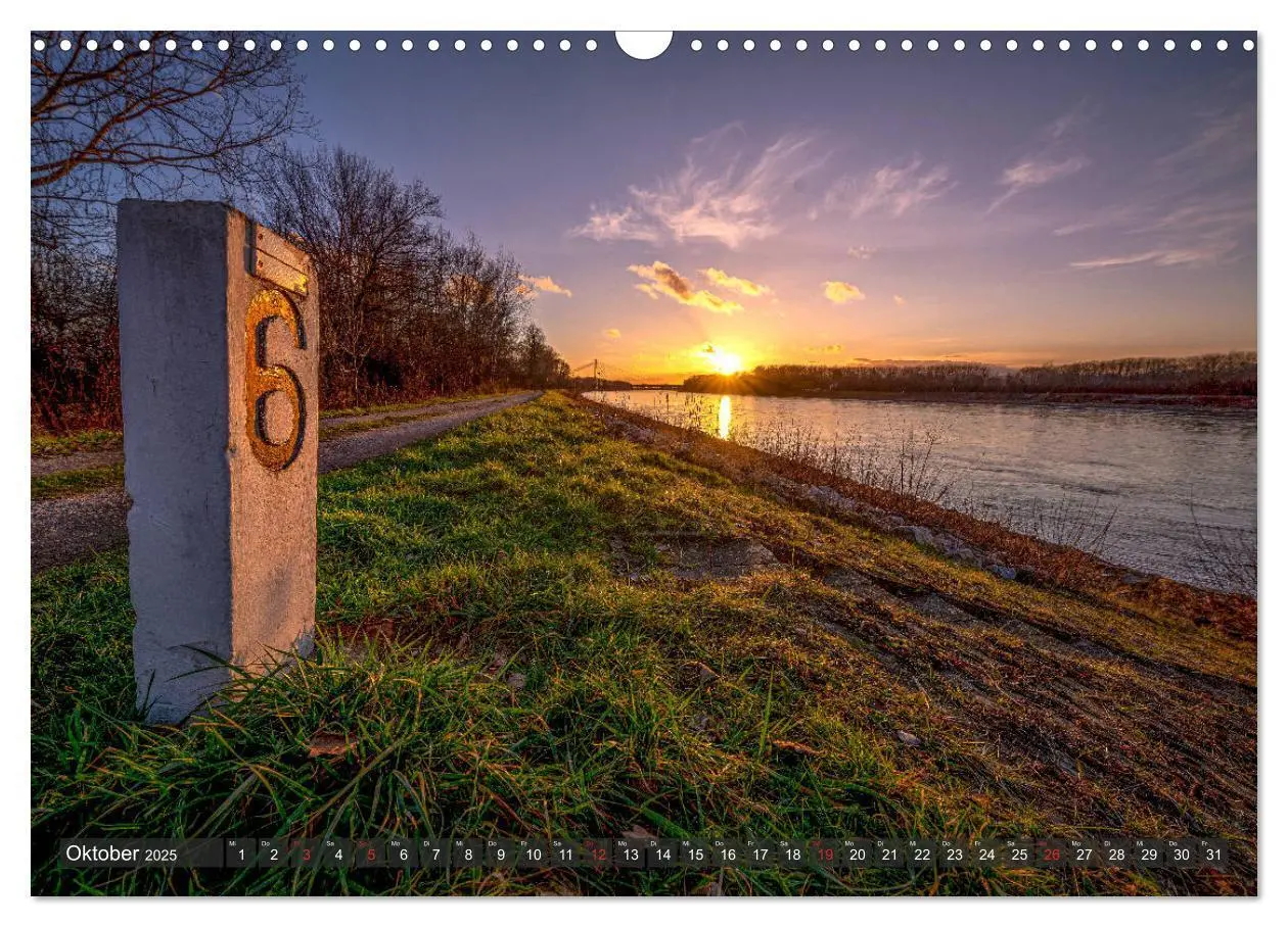 Bild: 9783435136469 | Epische Sonnenuntergänge im Rhein-Neckar-Kreis (Wandkalender 2025...