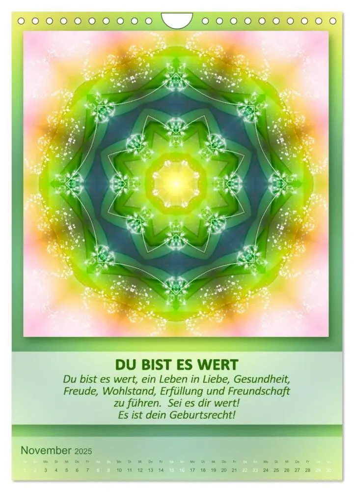 Bild: 9783457086469 | Light Energy Mandalas - Kalender - Vol. 1 (Wandkalender 2025 DIN A4...