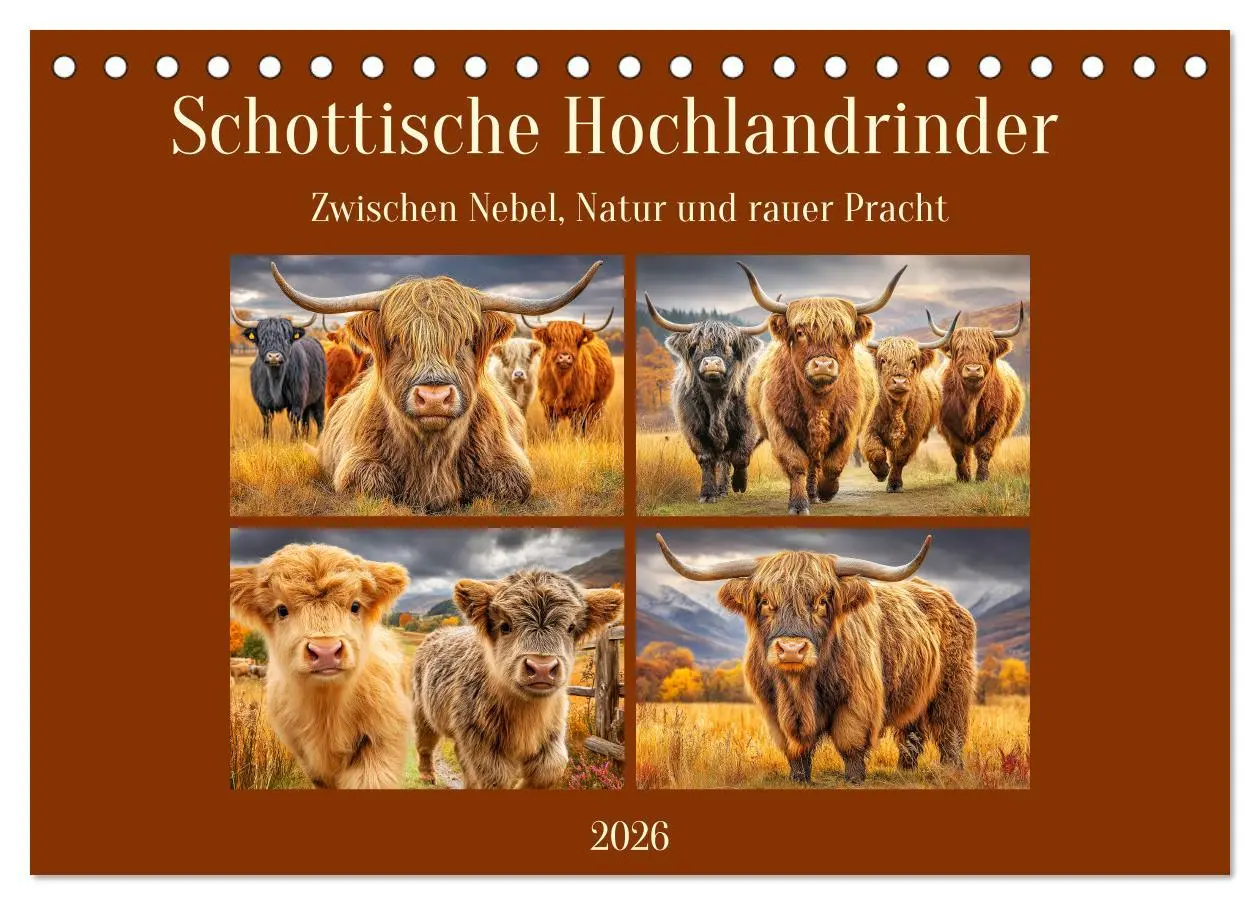 Cover: 9783457916469 | Schottische Hochlandrinder. Zwischen Nebel, Natur und rauer Pracht...