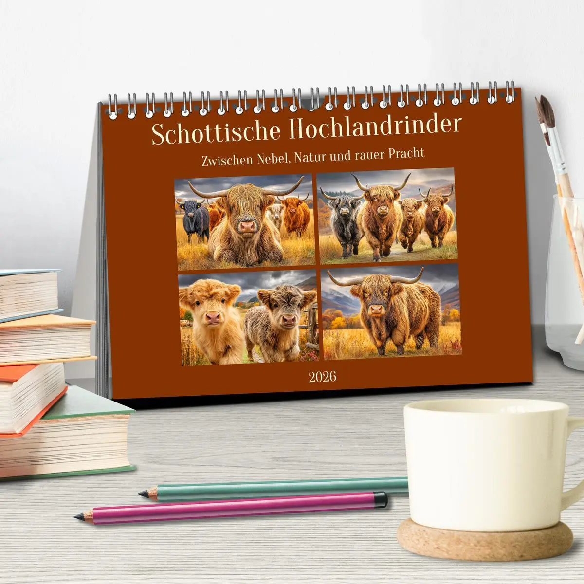 Bild: 9783457916469 | Schottische Hochlandrinder. Zwischen Nebel, Natur und rauer Pracht...