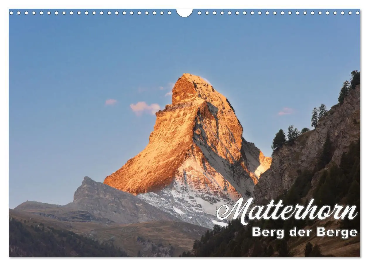 Cover: 9783516006469 | Matterhorn - Berg der Berge (Wandkalender 2026 DIN A3 quer),...