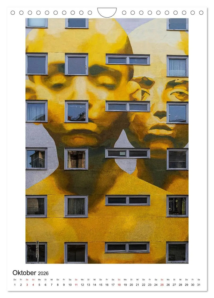 Bild: 9783516316469 | Kunst an Hauswänden (Wandkalender 2026 DIN A4 hoch), CALVENDO...