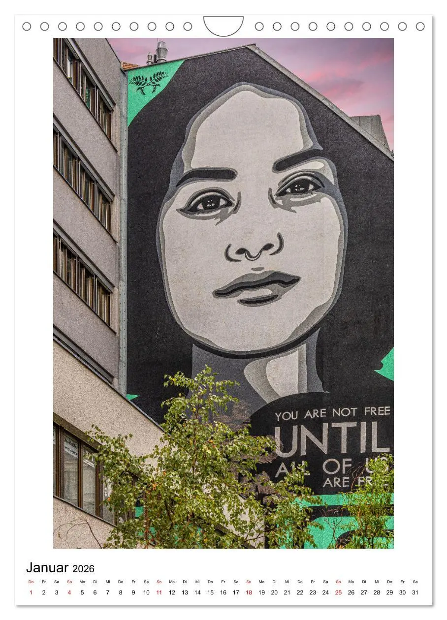 Bild: 9783516316469 | Kunst an Hauswänden (Wandkalender 2026 DIN A4 hoch), CALVENDO...