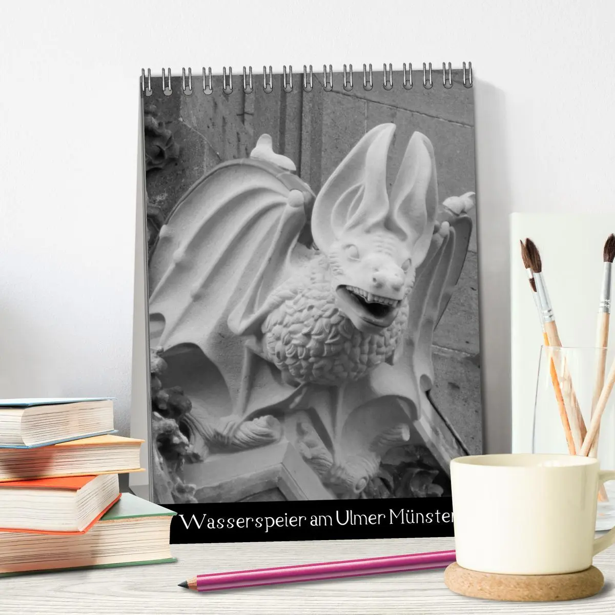 Bild: 9783516486469 | Wasserspeier am Ulmer Münster (Tischkalender 2026 DIN A5 hoch),...