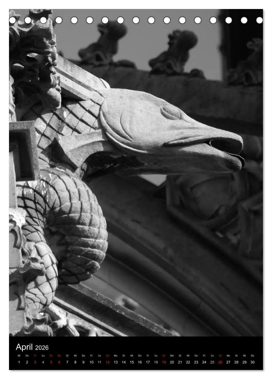 Bild: 9783516486469 | Wasserspeier am Ulmer Münster (Tischkalender 2026 DIN A5 hoch),...
