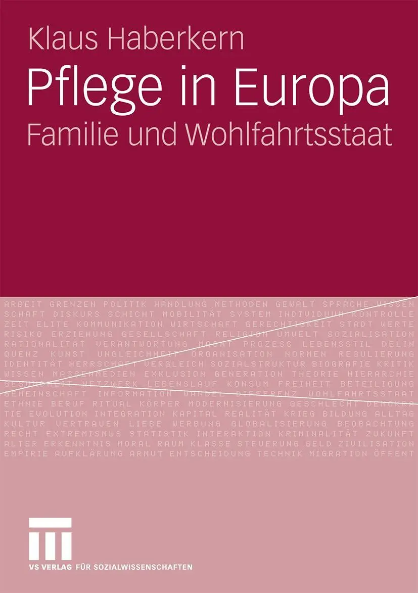 Cover: 9783531166469 | Pflege in Europa | Familie und Wohlfahrtsstaat | Klaus Haberkern