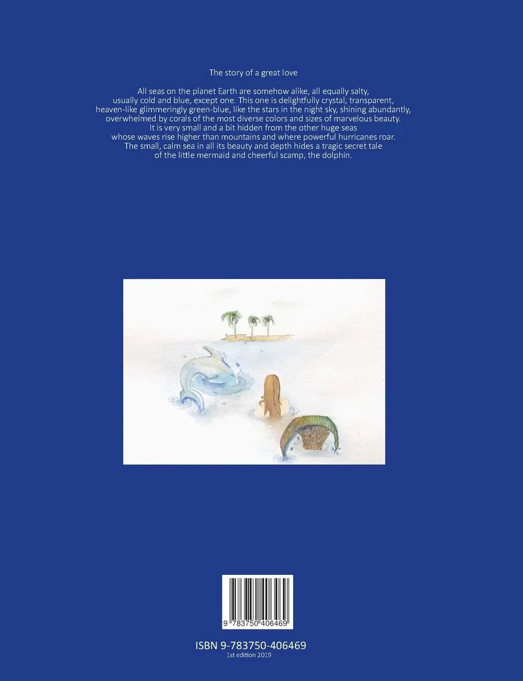 Rückseite: 9783750406469 | The Little Mermaid and the Happy Dolphin | Ilija Jorga (u. a.) | Buch