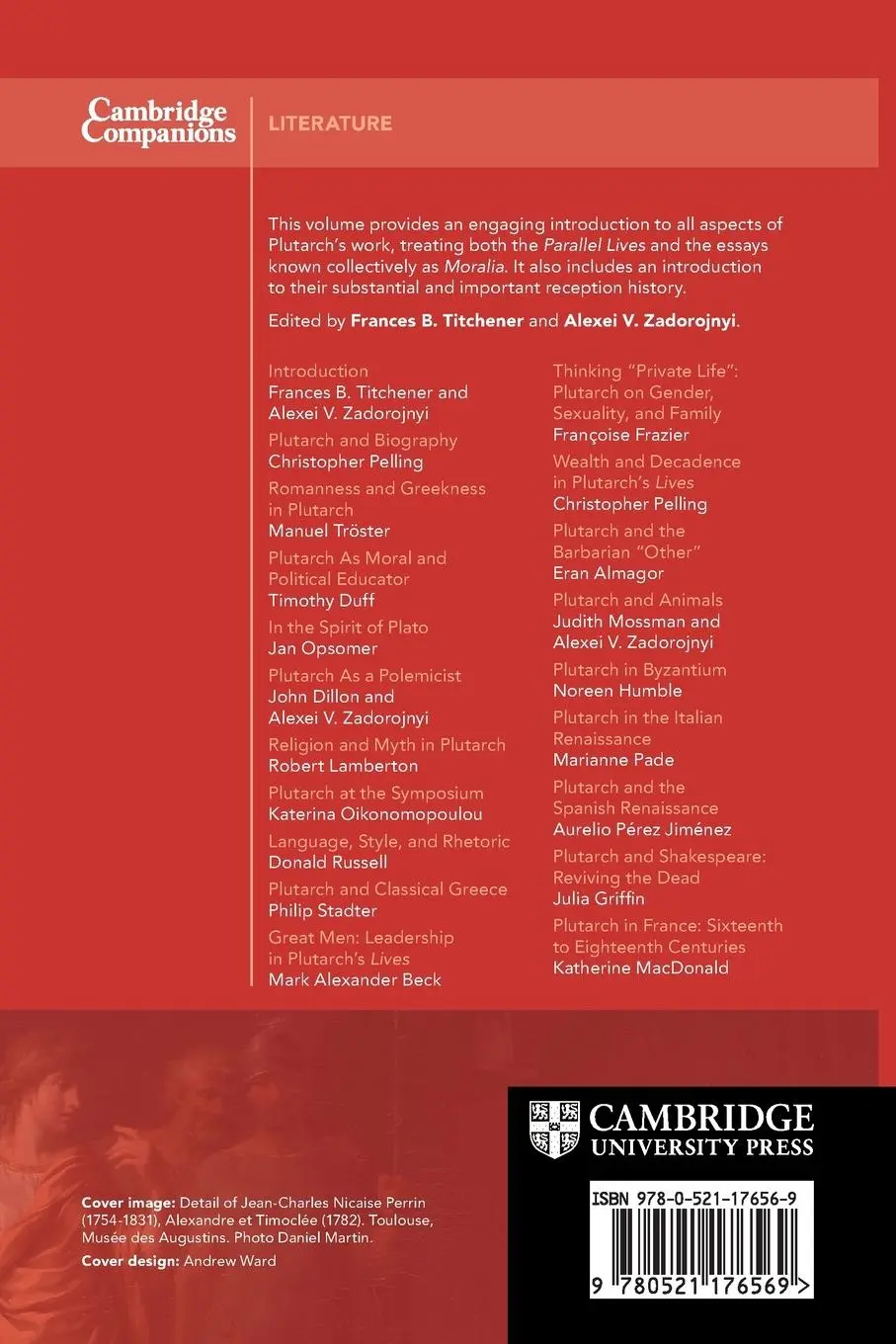 Rückseite: 9780521176569 | The Cambridge Companion to Plutarch | Frances B Titchener (u. a.)