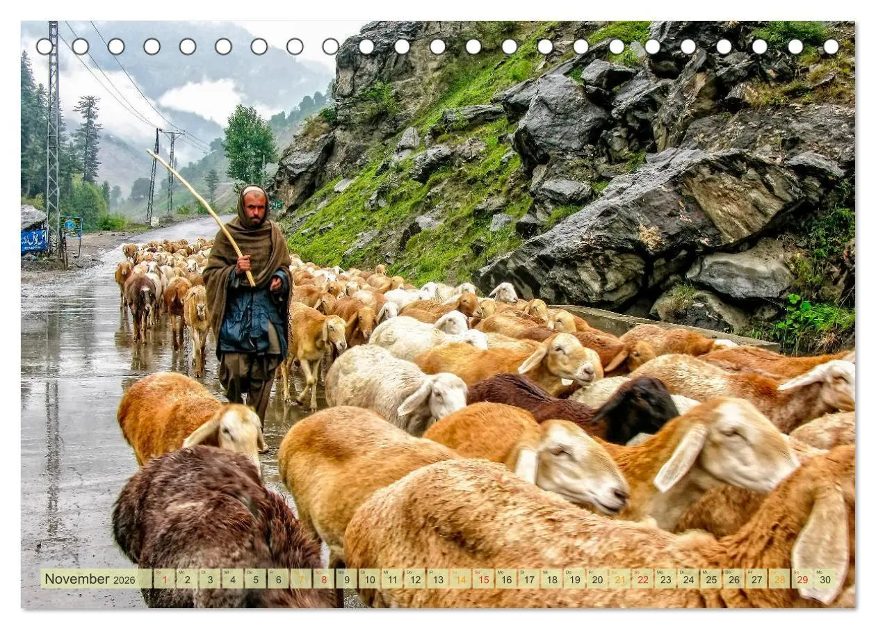 Bild: 9783457906569 | Reise durch Asien - Pakistan (Tischkalender 2026 DIN A5 quer),...