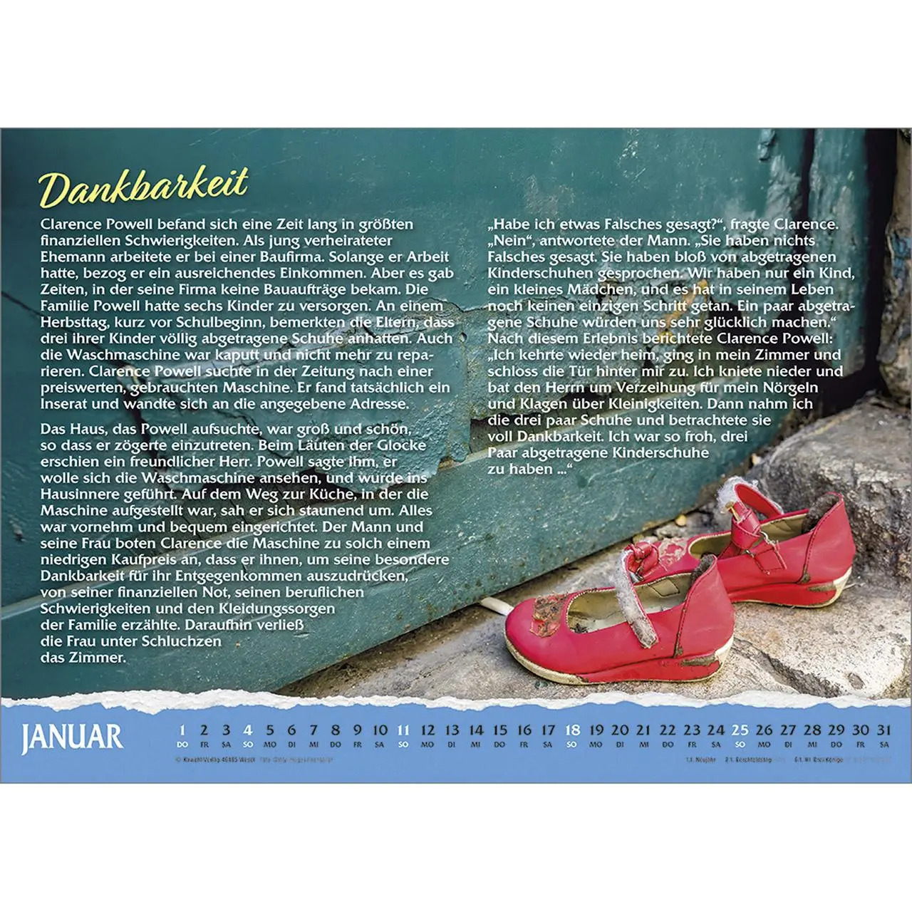 Bild: 9783754836569 | Über das Leben 2026 | Wand-Kalender mit Geschichten | Kalender | 14 S.