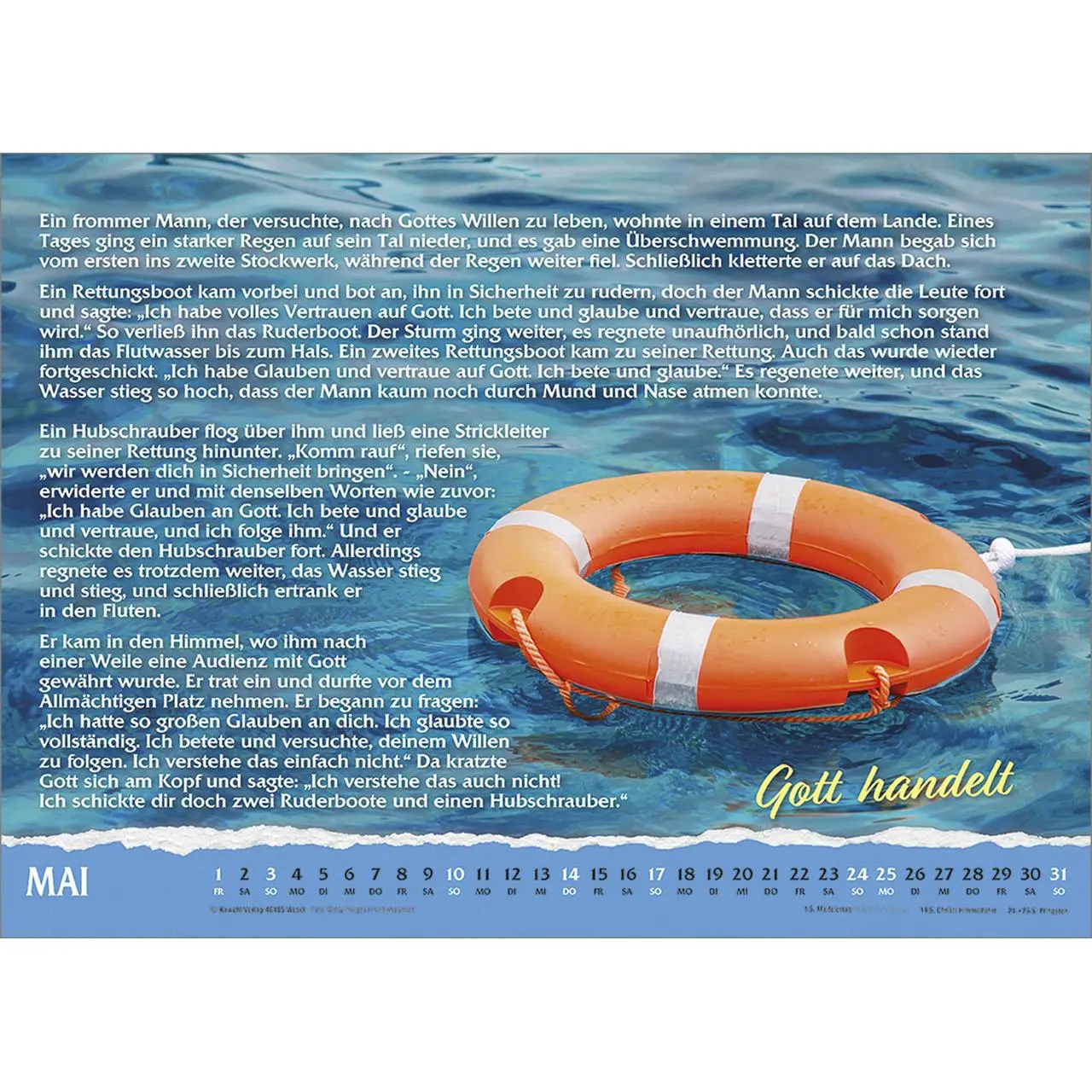 Bild: 9783754836569 | Über das Leben 2026 | Wand-Kalender mit Geschichten | Kalender | 14 S.