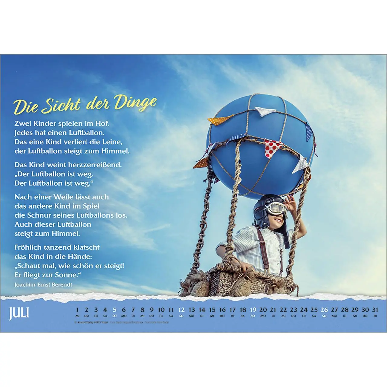 Bild: 9783754836569 | Über das Leben 2026 | Wand-Kalender mit Geschichten | Kalender | 14 S.