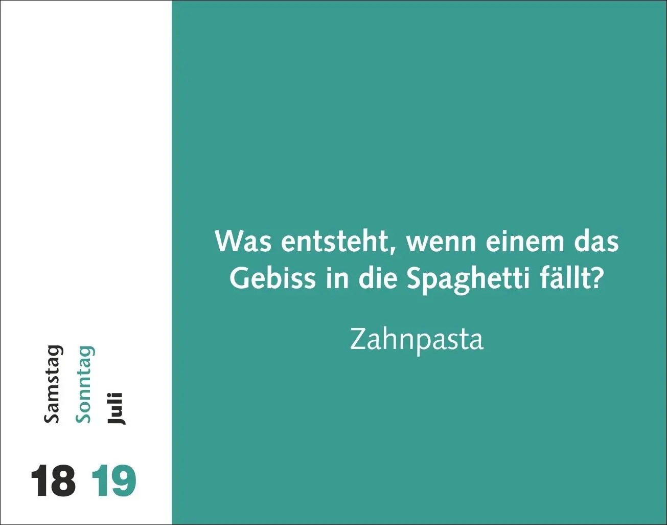 Bild: 9783840036569 | Witzirin Tagesabreißkalender 2026 - Diese Packung enthält: die...