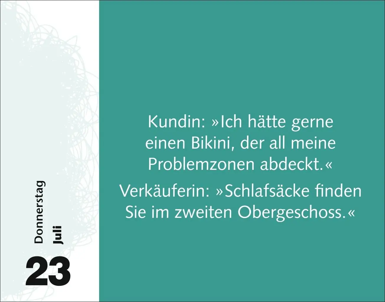 Bild: 9783840036569 | Witzirin Tagesabreißkalender 2026 - Diese Packung enthält: die...