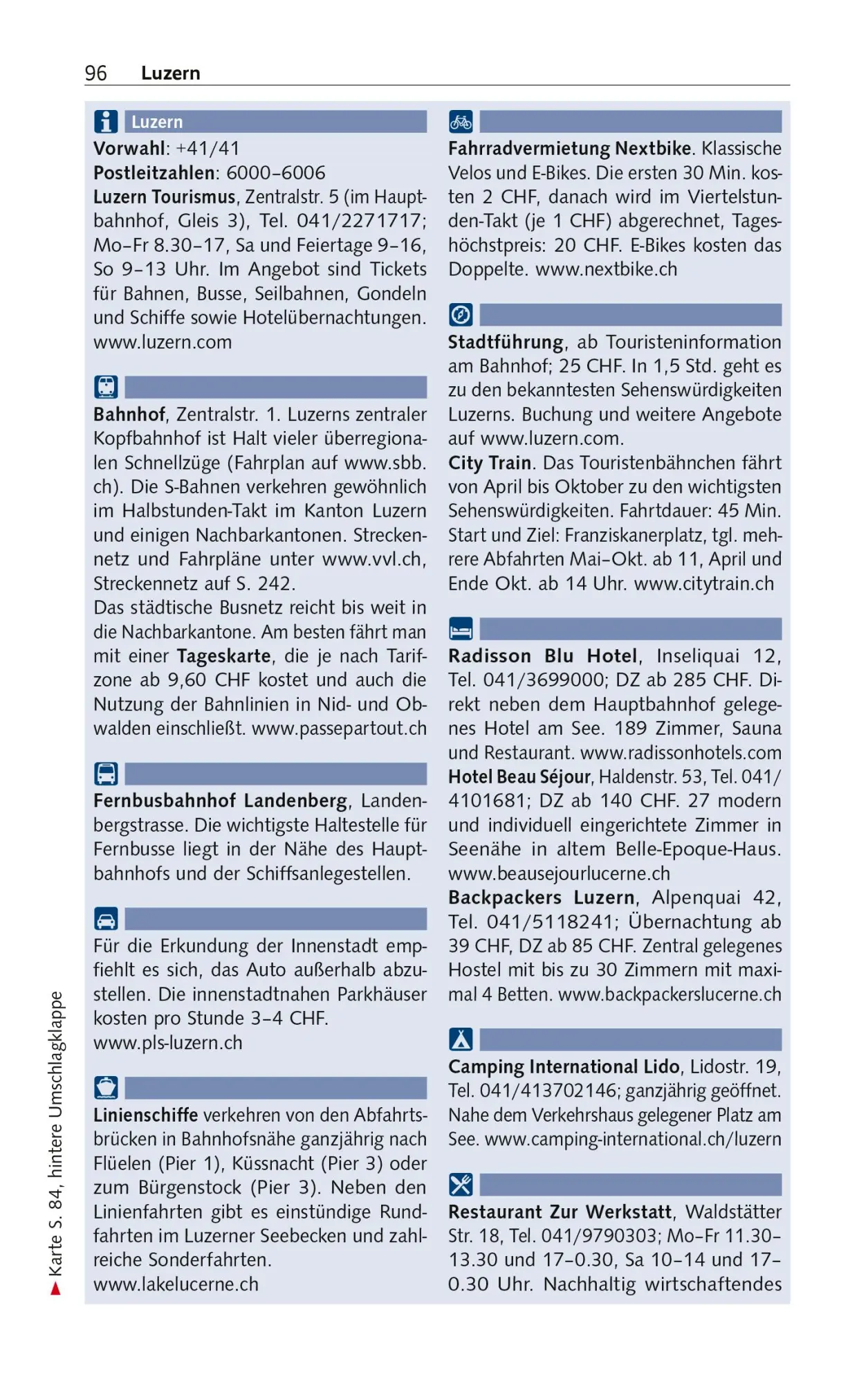 Bild: 9783897946569 | TRESCHER Reiseführer Zentralschweiz | Günter Schenk | Taschenbuch
