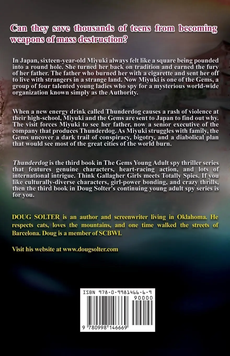 Rückseite: 9780998146669 | Thunderdog | A Teen Spy Thriller | Doug Solter | Taschenbuch | 2019