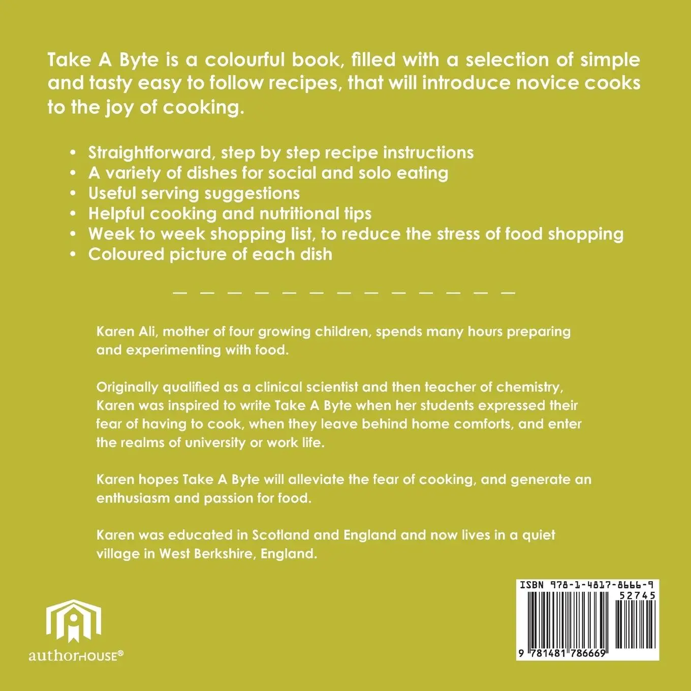 Rückseite: 9781481786669 | Take a Byte | Nutrition on a Budget | Karen Ali | Taschenbuch | 2013