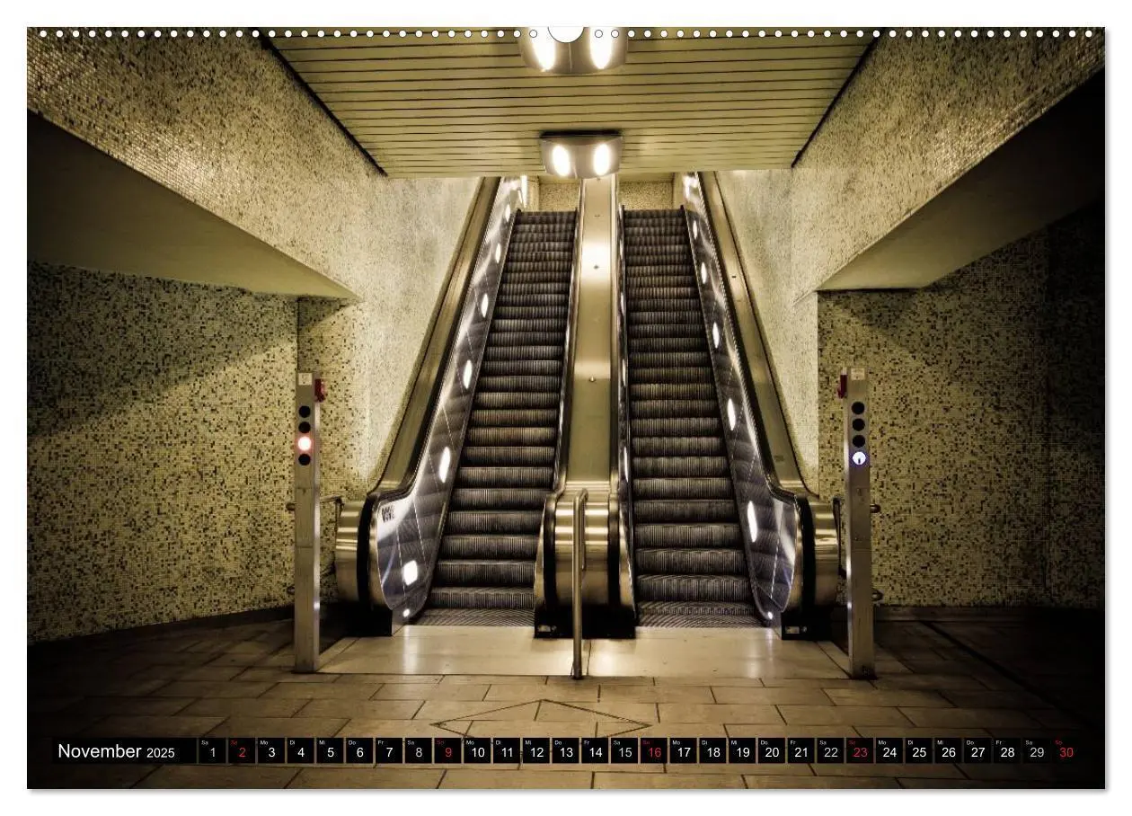 Bild: 9783435736669 | U-Bahn-Stationen Hannover (Wandkalender 2025 DIN A2 quer), CALVENDO...