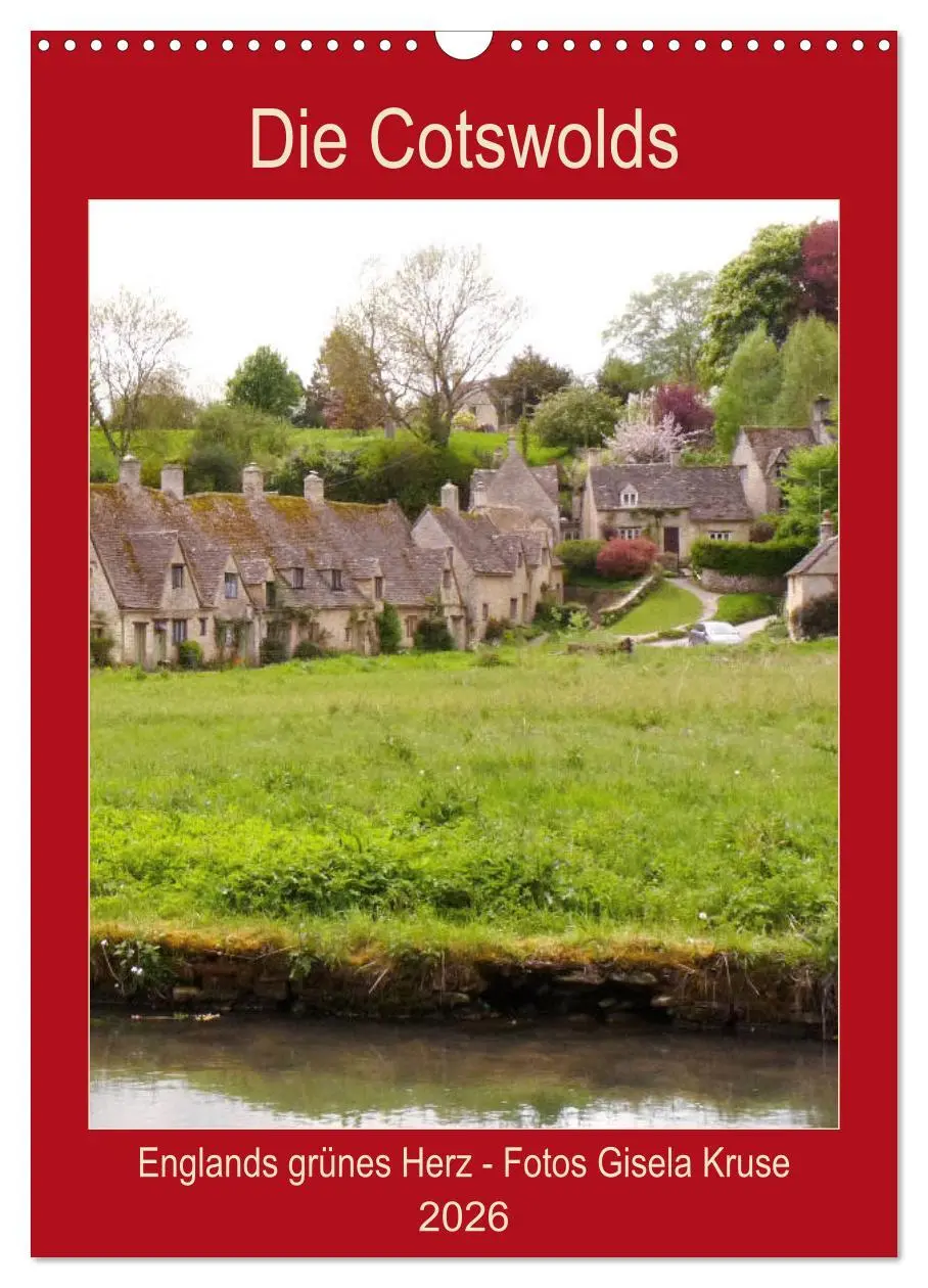 Cover: 9783516396669 | Die Cotswolds Englands grünes Herz (Wandkalender 2026 DIN A3 hoch),...