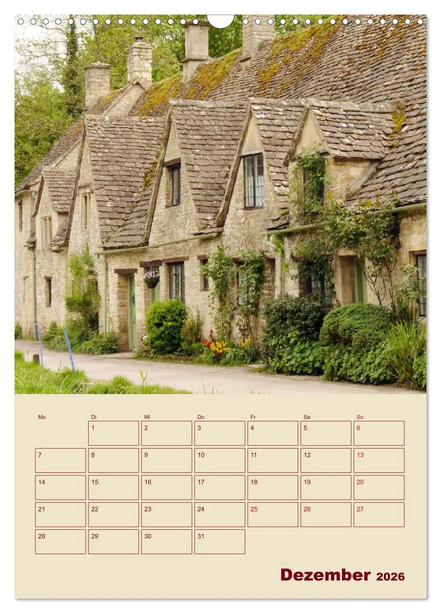 Bild: 9783516396669 | Die Cotswolds Englands grünes Herz (Wandkalender 2026 DIN A3 hoch),...
