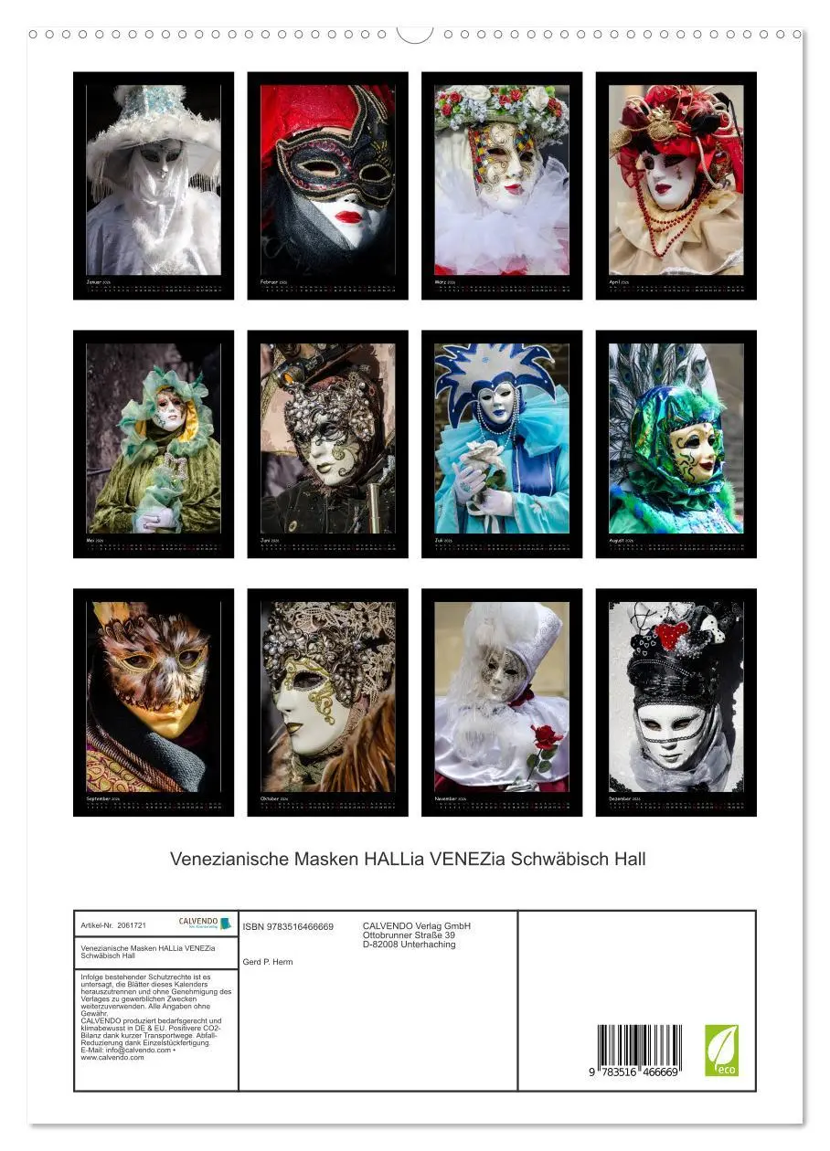 Bild: 9783516466669 | Venezianische Masken HALLia VENEZia Schwäbisch Hall (hochwertiger...