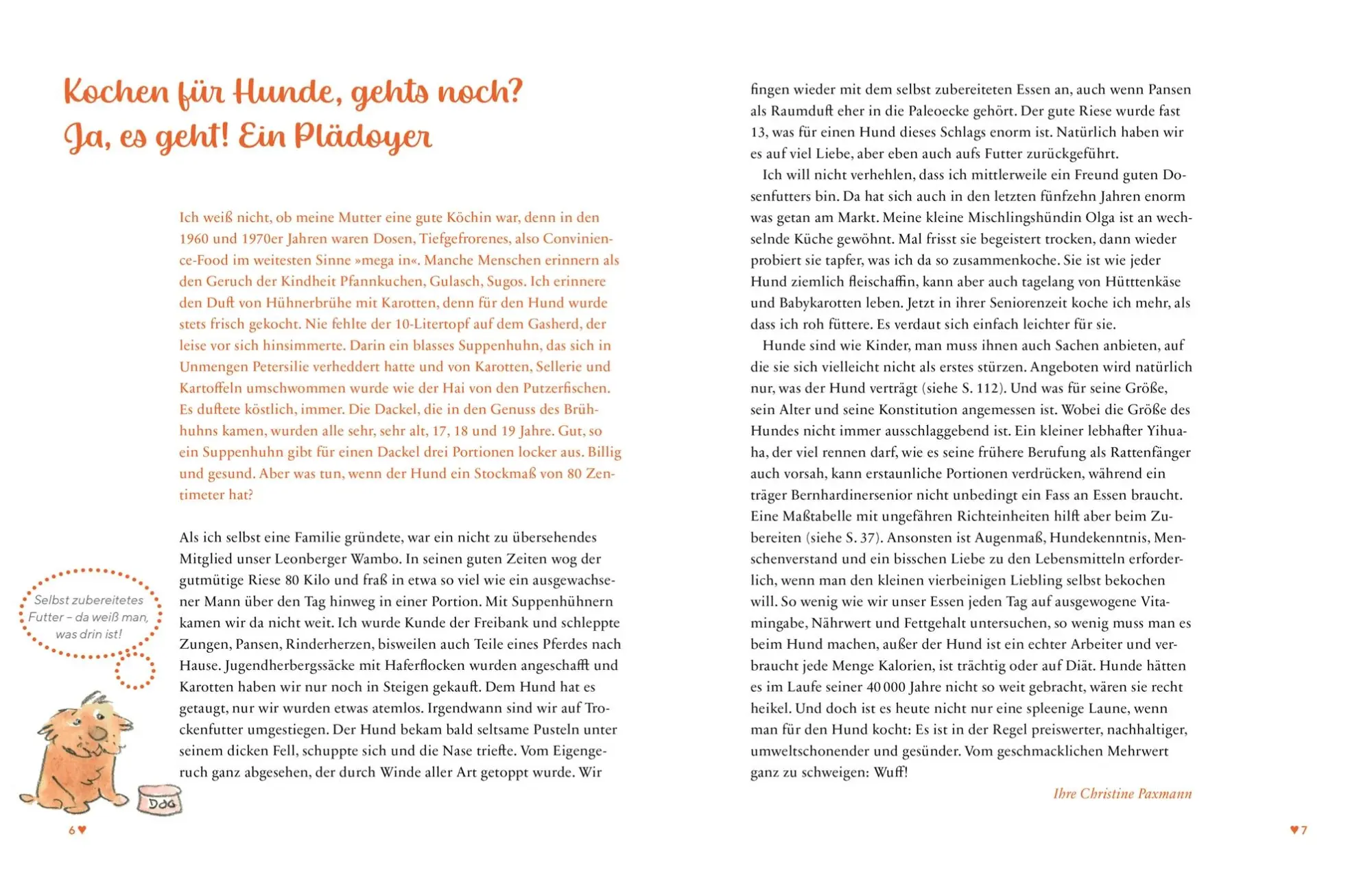 Bild: 9783831046669 | Gesund &amp; lecker: Kochen für den Hund | Christine Paxmann | Buch | 2023