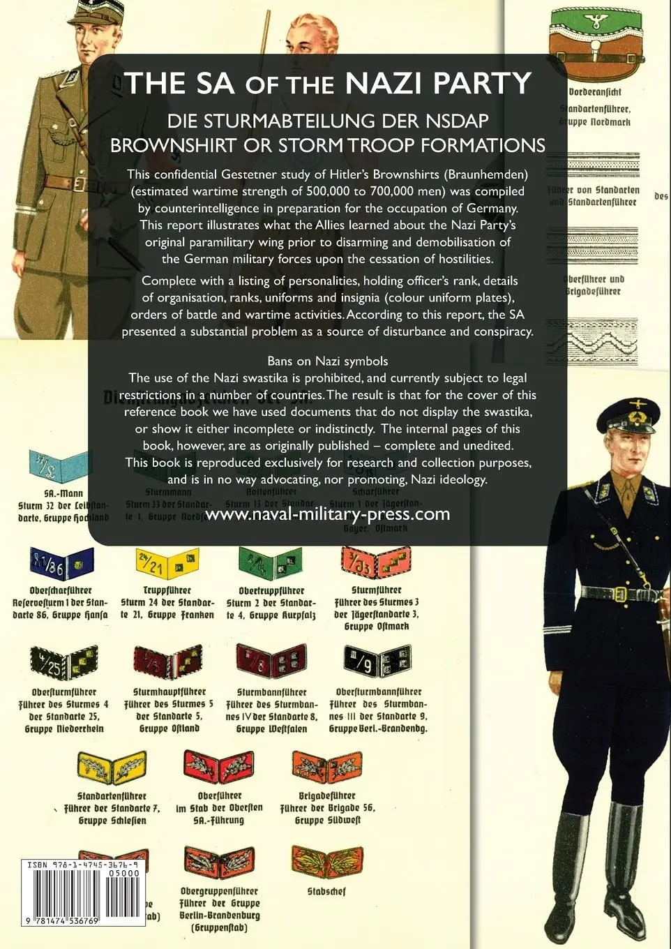 Rückseite: 9781474536769 | The Sa of the Nazi Party: Die Sturmabteilung Der NSDAP - Brownshirt...
