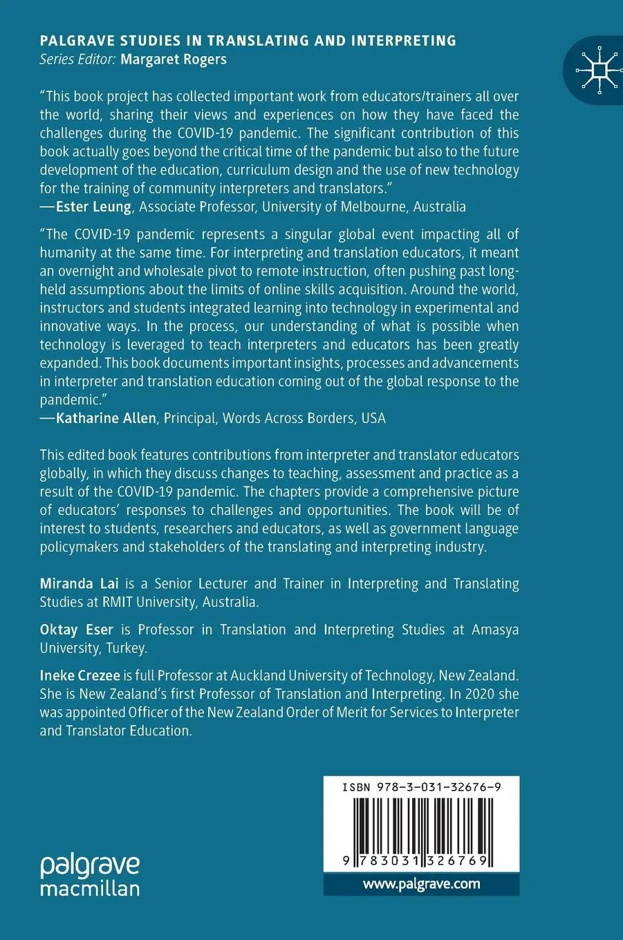 Rückseite: 9783031326769 | Educating Community Interpreters and Translators in Unprecedented...