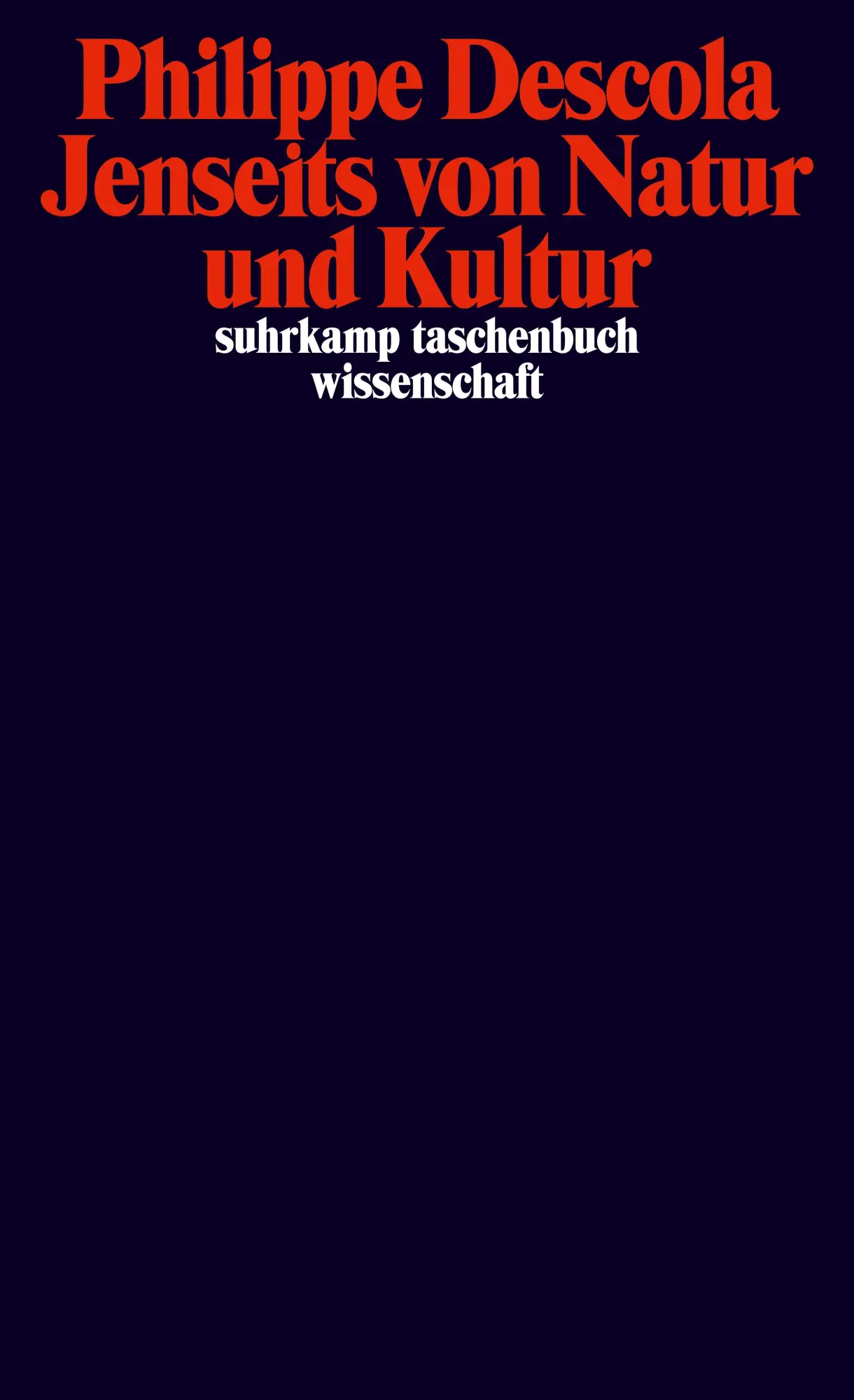 Cover: 9783518296769 | Jenseits von Natur und Kultur | Philippe Descola | Taschenbuch | 2013