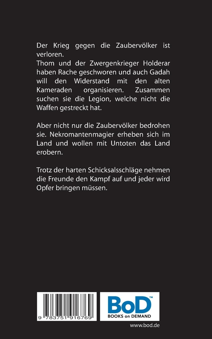 Rückseite: 9783751916769 | Die schwarze Legion der Zauberjäger | Die Legende der Zauberjäger II