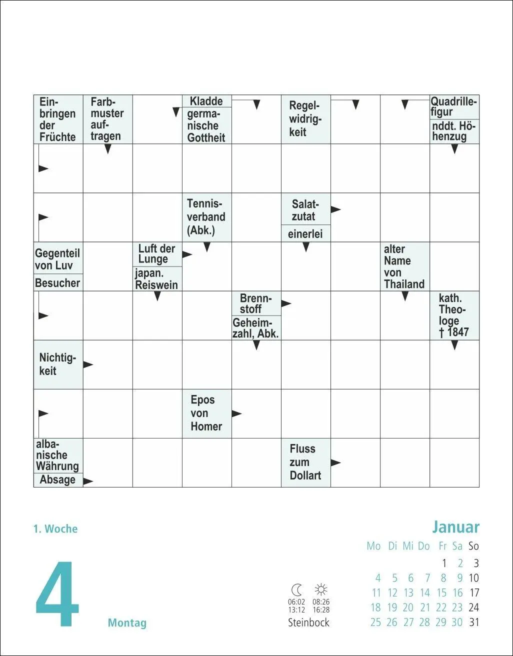 Bild: 9783756416769 | Stefan Heine Kreuzworträtsel Tagesabreißkalender 2027 | Stefan Heine