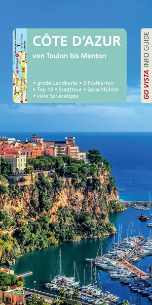 Cover: 9783961416769 | GO VISTA: Reiseführer Côte d'Azur, m. 1 Karte | Uwe Lehmann (u. a.)