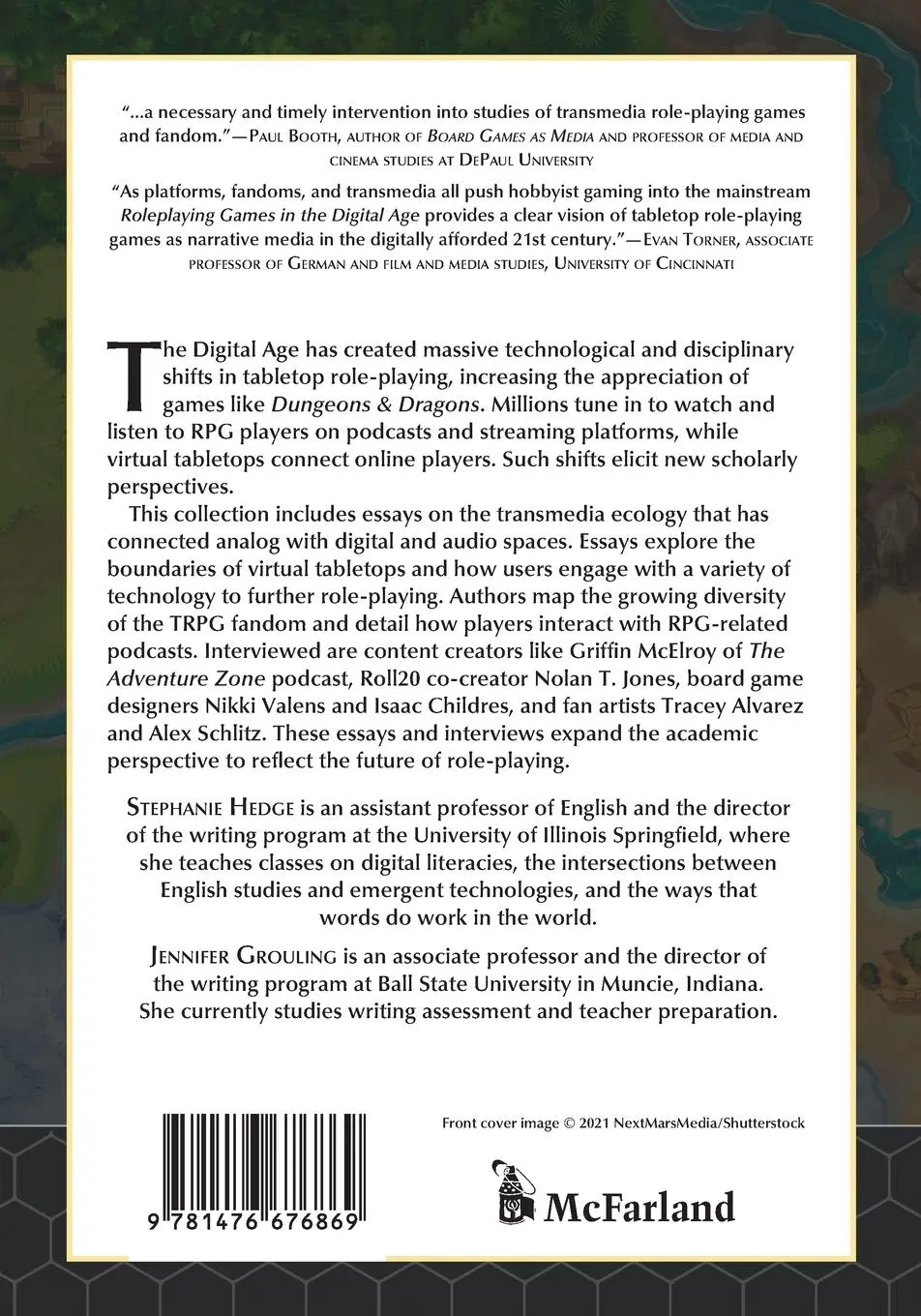 Rückseite: 9781476676869 | Roleplaying Games in the Digital Age | Stephanie Hedge (u. a.) | Buch