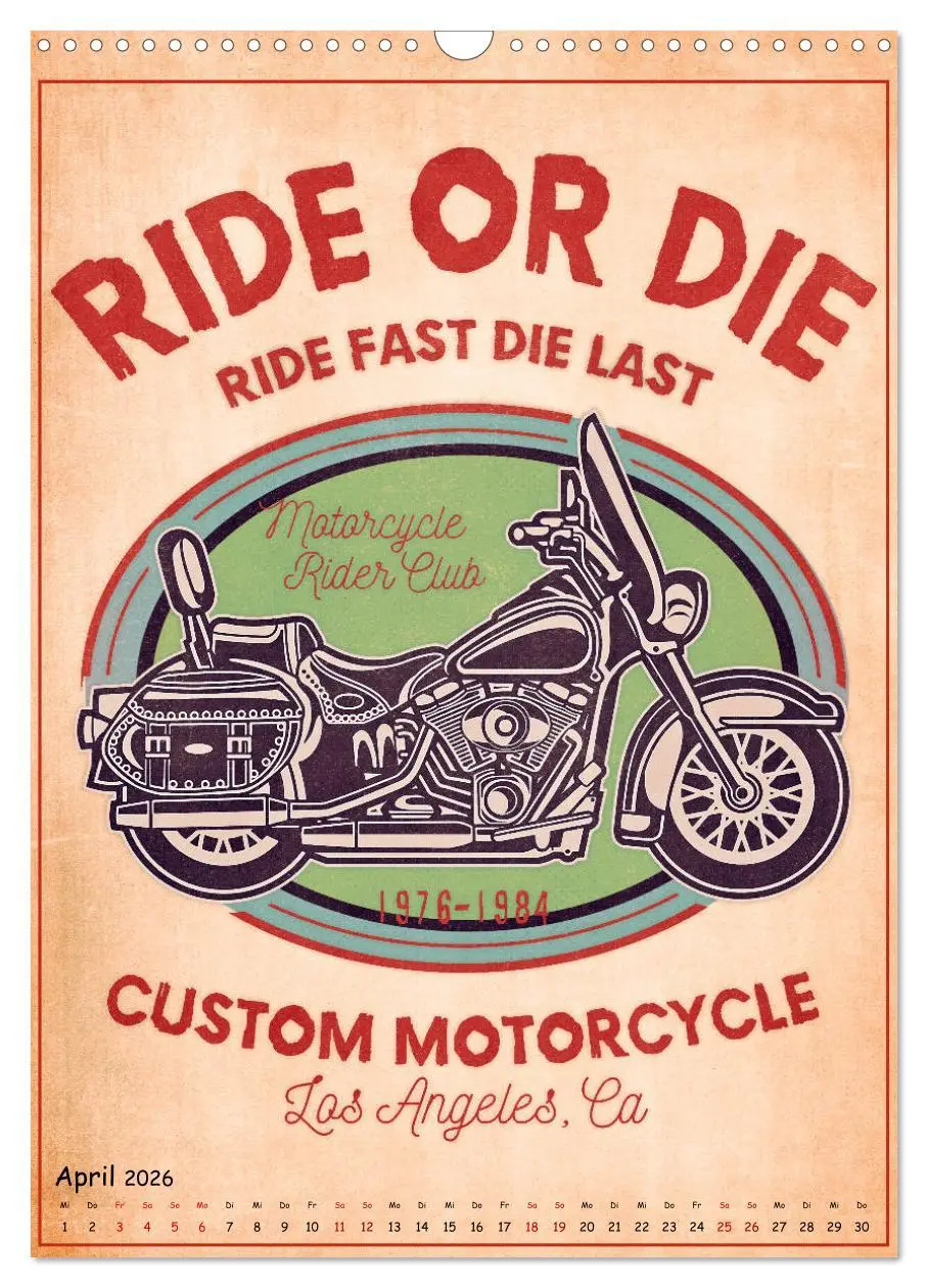 Bild: 9783516376869 | Motorrad Nostalgie (Wandkalender 2026 DIN A3 hoch), CALVENDO...