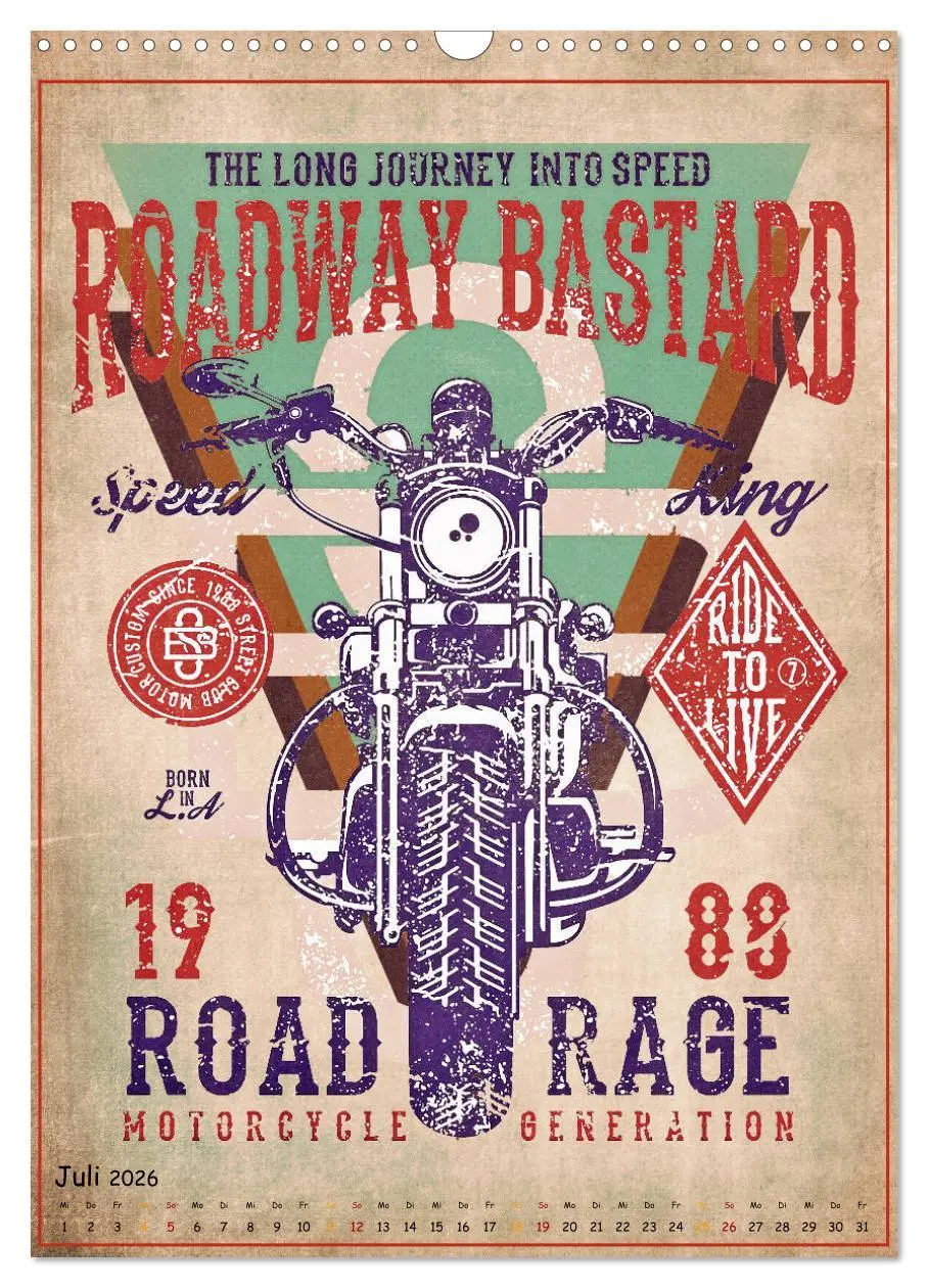 Bild: 9783516376869 | Motorrad Nostalgie (Wandkalender 2026 DIN A3 hoch), CALVENDO...